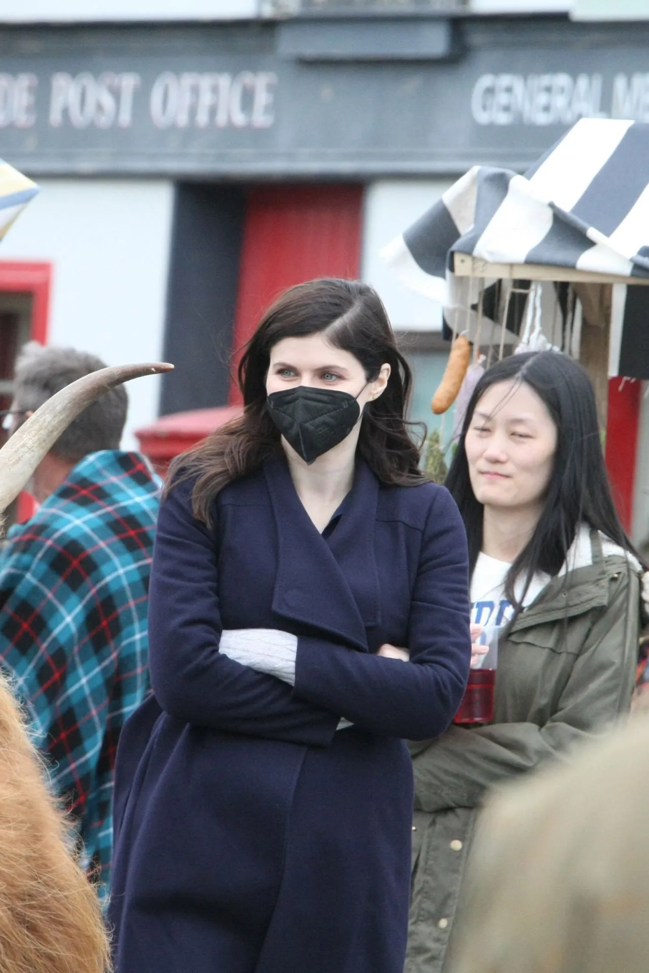 Alexandra Daddario at Mayfair Witches Filming Set in Ireland03